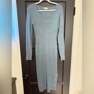 Light Blue Long Sleeve Dress Women’s Large NWT